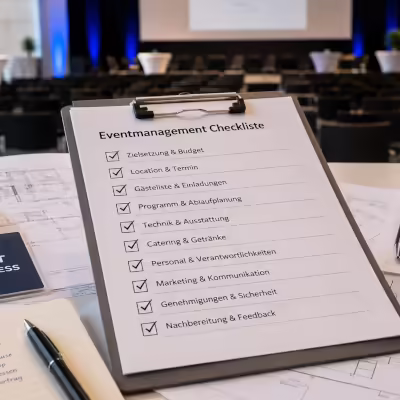 Checklisten für Veranstaltungen