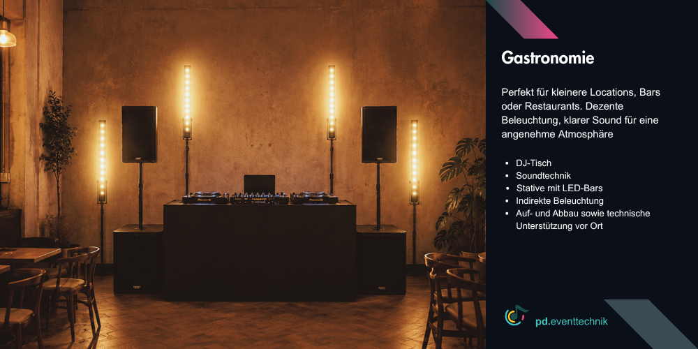 DJ Setup für Bars