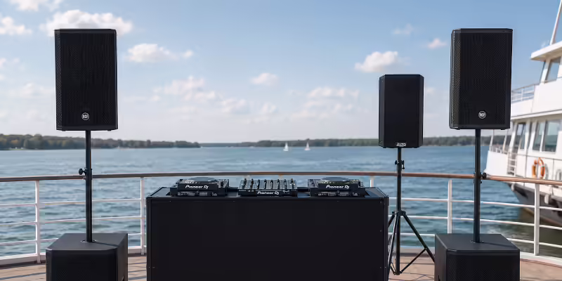 DJ Setup besondere Locations