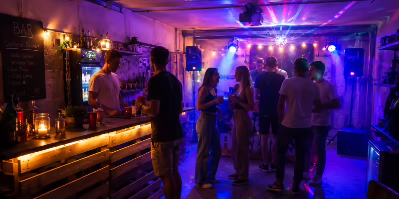 Lichttechnik für private Party