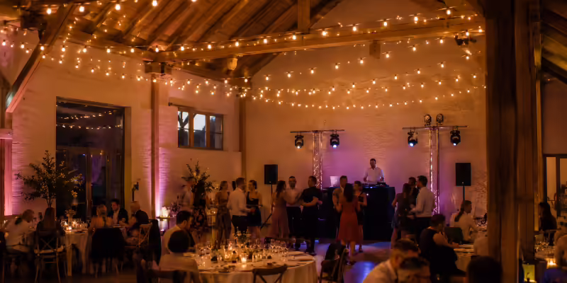 Lichttechnik für Hochzeit