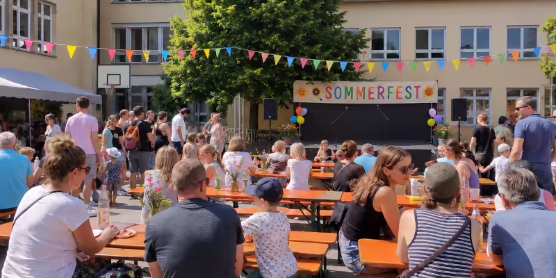 Veranstaltungstechnik für Schulfest