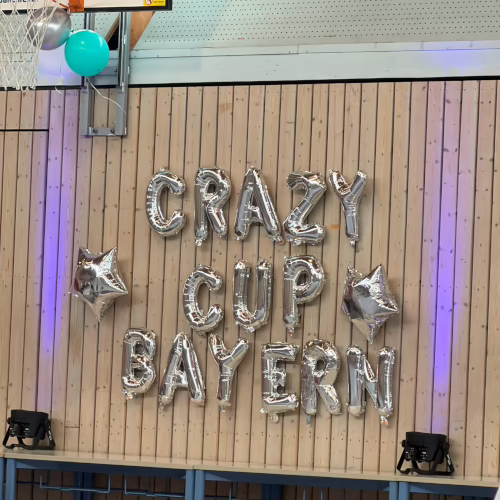 Crazy Cup – Veranstaltungsschriftzug