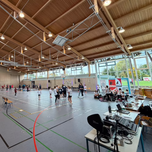 Crazy Cup – Sporthalle und Wettkampffläche