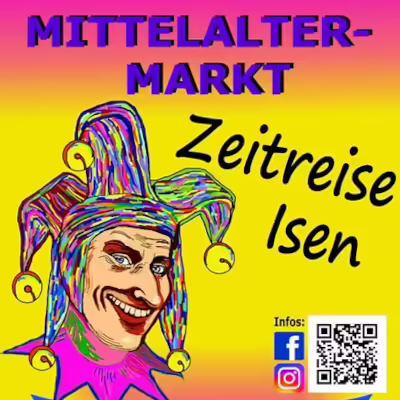 Zeitreise Isen - Flyer Mittelaltermarkt