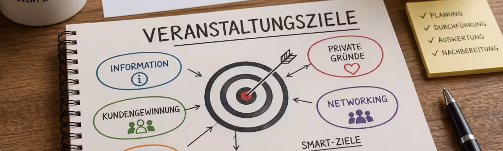 Ziele für Veranstaltungen planen und auswerten